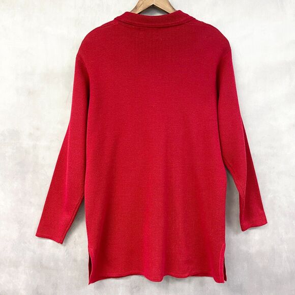 VTG Papillon Collection Cardigan Sweater Womens Large Minimalist Old Money Retro - Picture 4 of 12